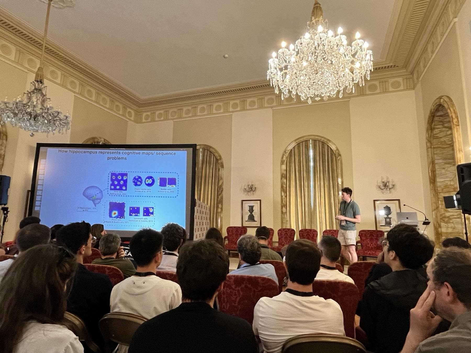 The audience at the International Conference on the Mathematics of Neuroscience and AI.